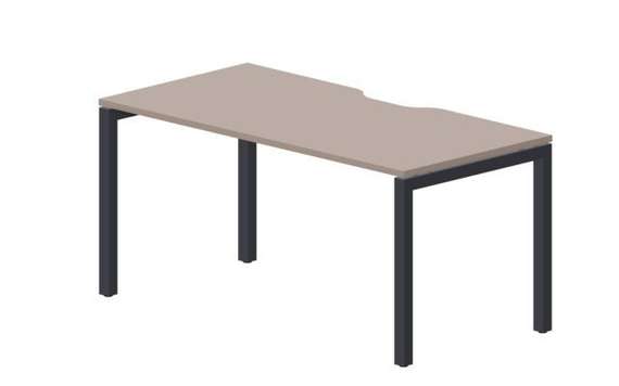 стол Polo 1580х780х750мм (с эргономичным вырезом)