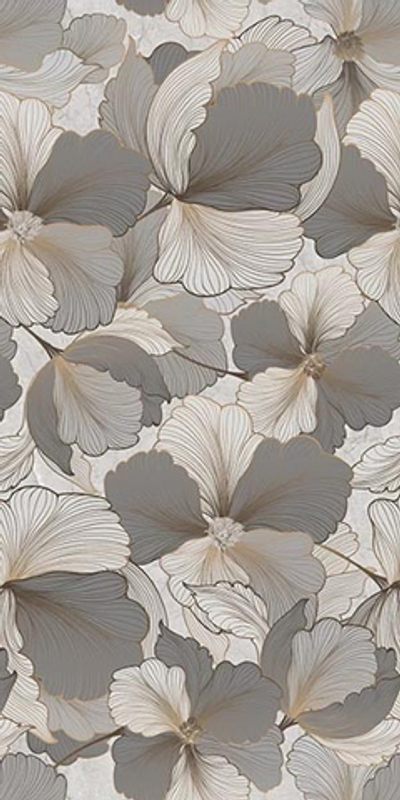 Керамогранит Awetic Bianco Decor Glossy