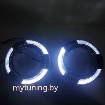 Маска для линзы 3' "Jeep-2" с LED (COB)