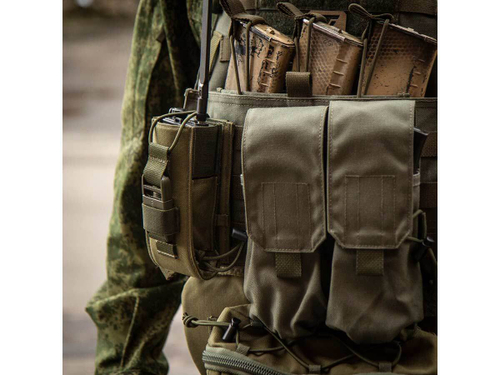 Подсумок Wartech Прибой UP-112-OD под радиостанцию, откидной, олива (UP-112-OD)