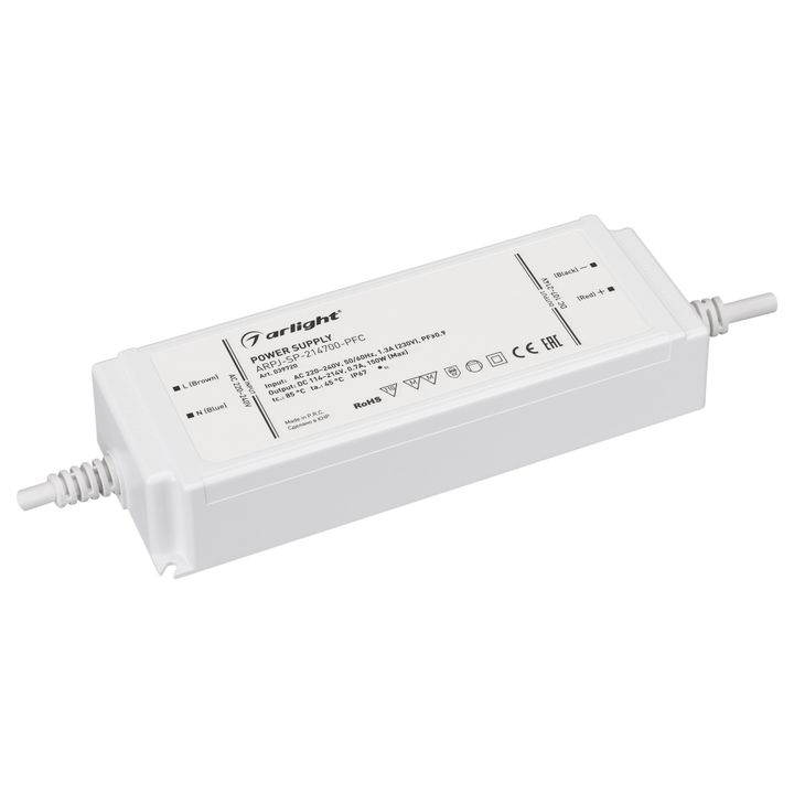 Драйвер Arlight ARPJ-SP-214700-PFC 107-214V 150W IP67 0,7A 039720