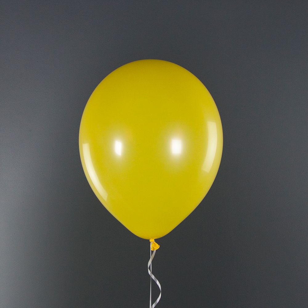 Шар (12''/30 см) Желтый (S55/070), пастель, 100 шт.