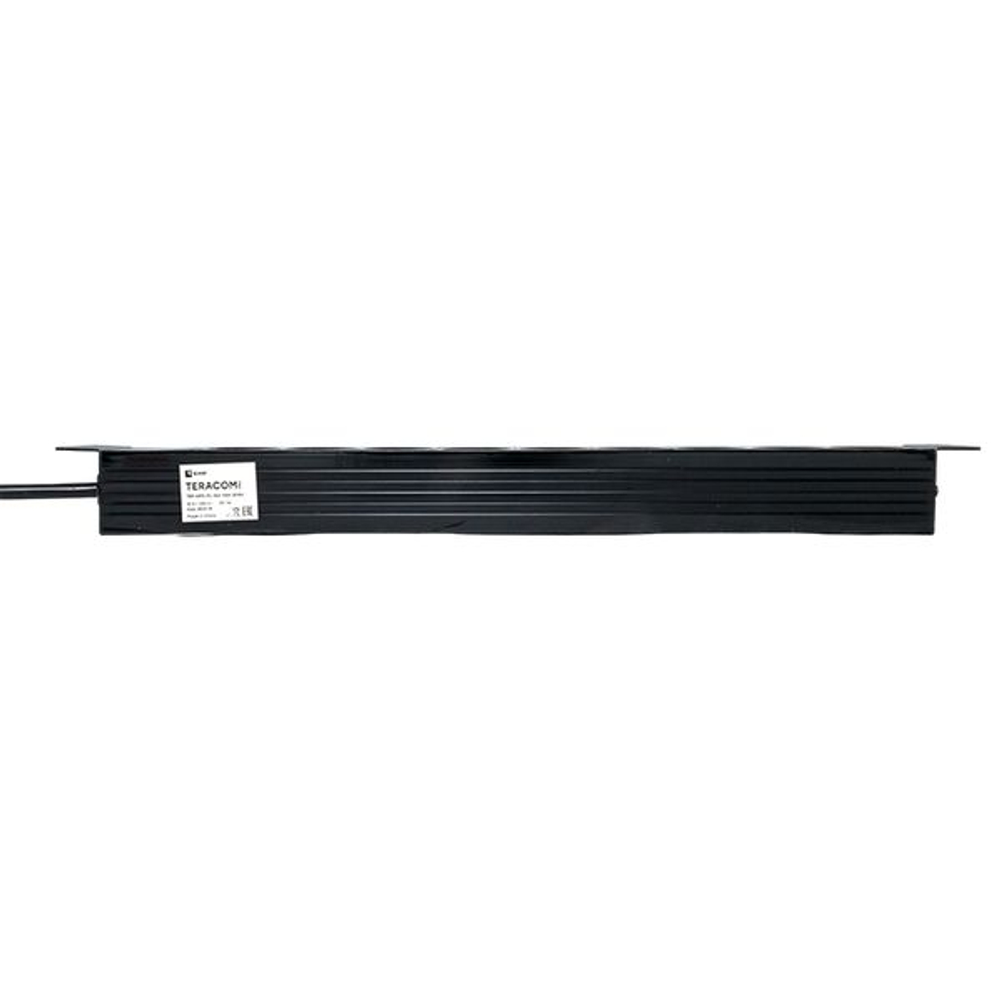 Блок розеток PDU TERACOM PRO 19" 1U 16А/250В 9 розеток Schuko шнур питания длиной 2 метра сечение 3x1,5 мм2 вилка Schuko корпус пластик черный