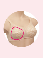 Бюстгальтер для фиксации экзопротеза молочной железы Valeria ЛФ бежевый 90