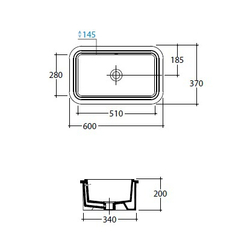 Раковина Globo Stone SS061.BI на 60 см