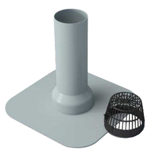 Воронка экструдированная Технониколь 361585 ПВХ 100х240 мм с листоуловителем