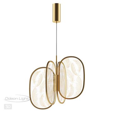 Подвесной светильник 53W 3000K 6664/53L античная бронза L-VISION Piuma Odeon Light Exclusive