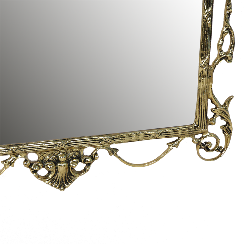 Bello De Bronze Зеркало Ешпига в раме, золото