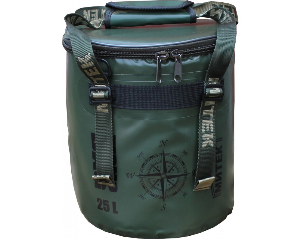 СУМКА ТЕРМОС МИТЕК (Ø 30СМ Н-30СМ) КРУГ (СЕРОЕ)