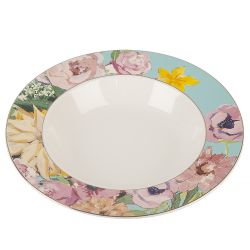 Набор тарелок 6 шт "Flowers" d=27/21,5см/19см (фарфор) (подарочная упаковка)