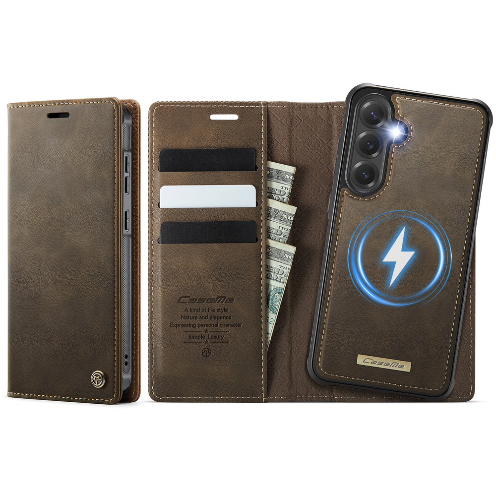 Чехол-кошелек CaseMe 2 in 1 MagSafe Samsung Galaxy S24