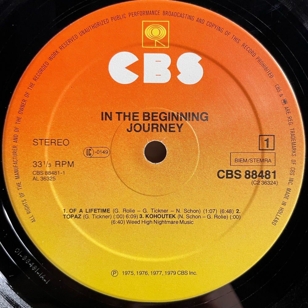 Винтажная виниловая пластинка LP Journey In The Beginning 1975 1977 (Нидерланды 1979)