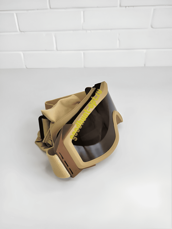 Тактические стрелковые очки военные со сменными линзами Песок