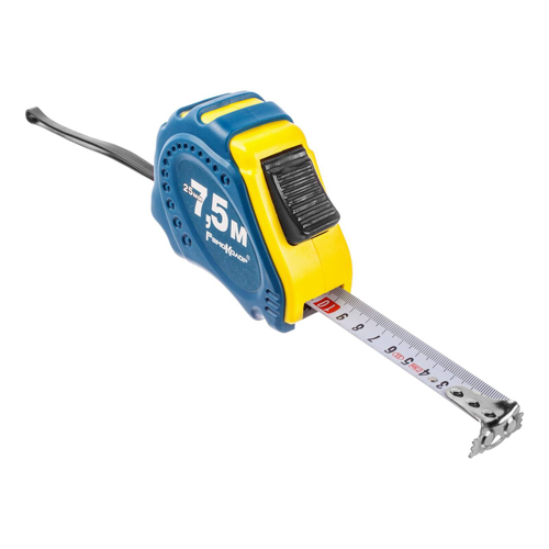 15-4-107 Рулетка "RemoCosmo", обрезиненный корпус из ABS-пластика, усиленная, автостоп, 7,5мх25мм