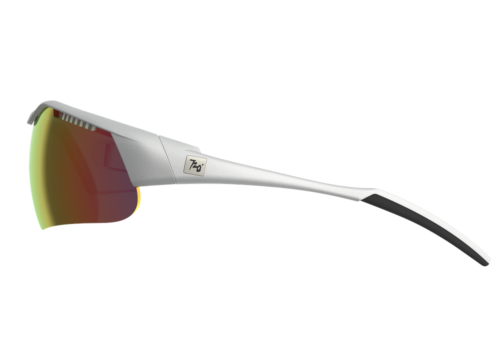 Спортивные очки 720armour Hitman / Matte Silver / Red Lens