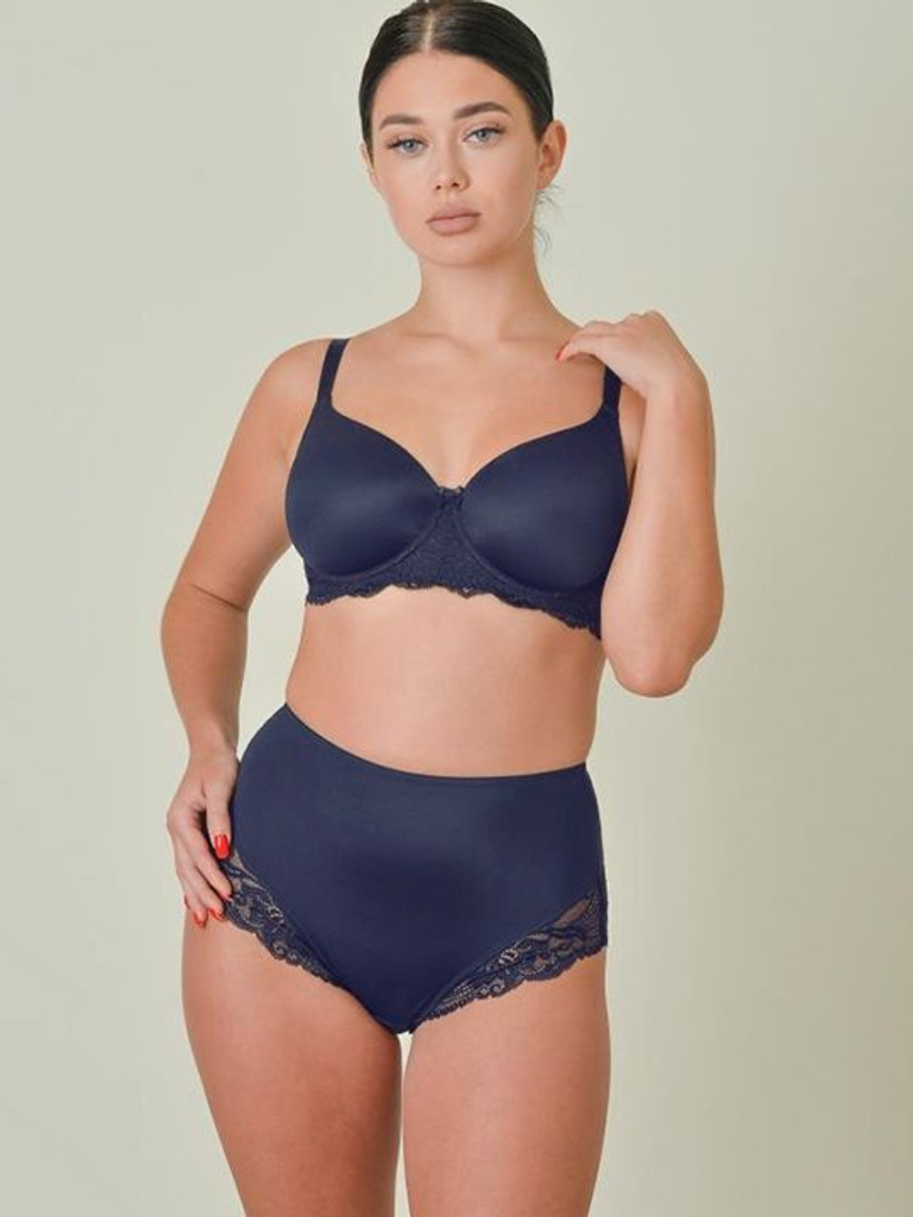 Женские трусики с высокой линией талии Laura (Размер: 40) (Цвет: черный)