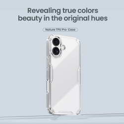 Прозрачный усиленный чехол для смартфона iPhone 17, серия Nature TPU Pro от Nillkin
