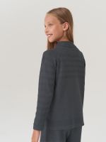 Водолазка в школу для девочки AT743  темно-серый