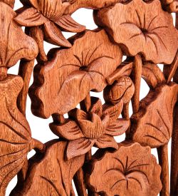 Decor and Gift 17-130 Панно резное «Цветы» (суар, о.Бали)