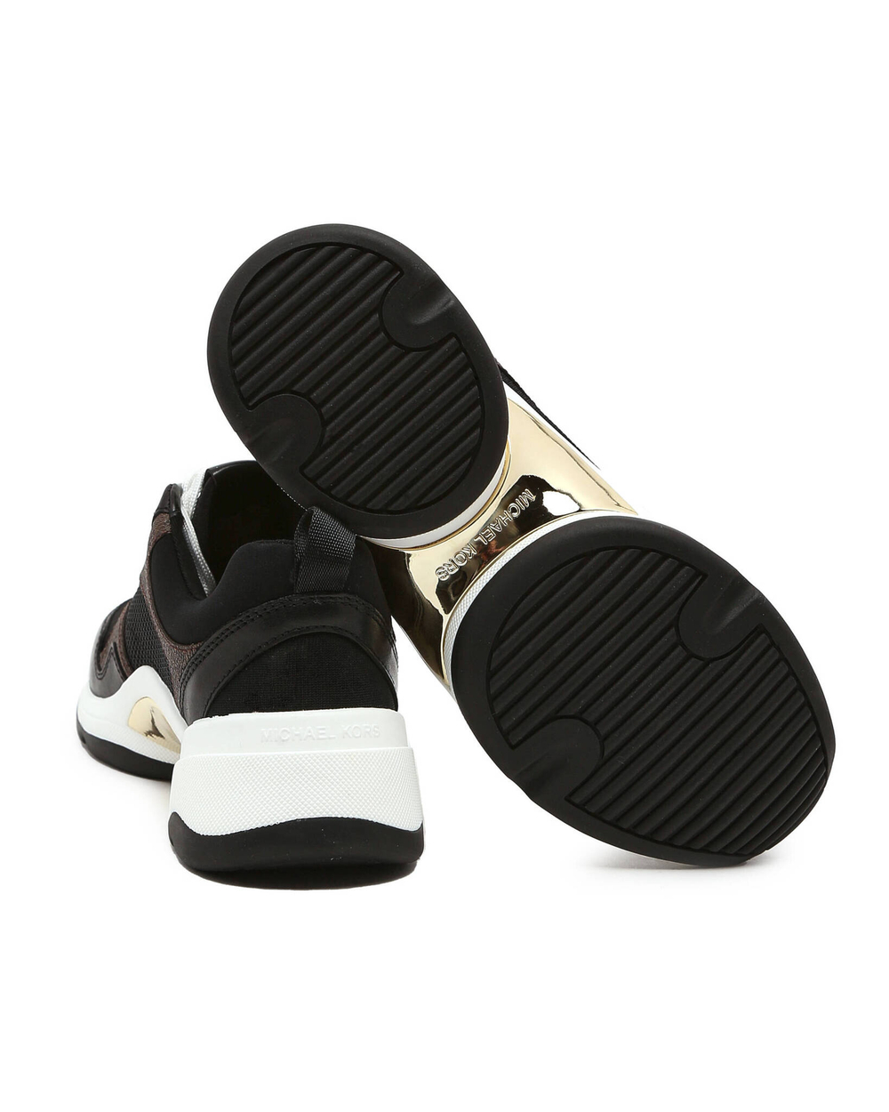 кожаные кроссовки orion trainer Michael Kors - черный(43F2ORFS2D)