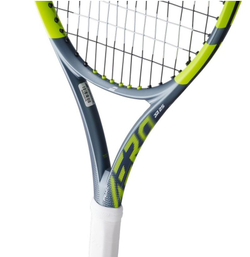 Детская теннисная ракетка Babolat Pure Aero Junior 25 Gen-9 - metallic dark forest/yellow