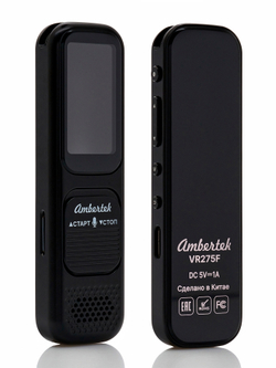 Диктофон Ambertek VR275F AI с интеллектуальной системой распознавания речи