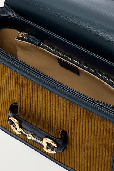 Маленькая сумка Gucci Horsebit 1955 года коричневый
