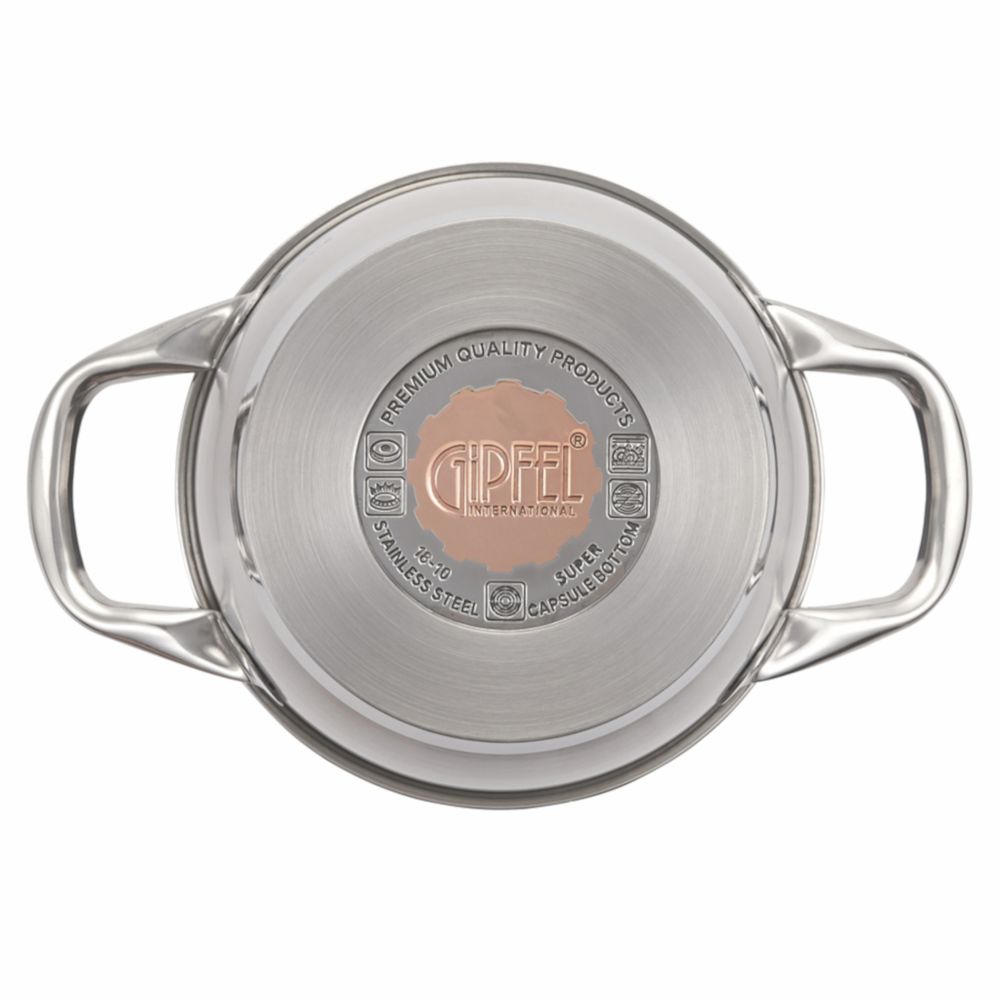 Кастрюля из нержавеющей стали Gipfel Era 1378 20 см/3 л