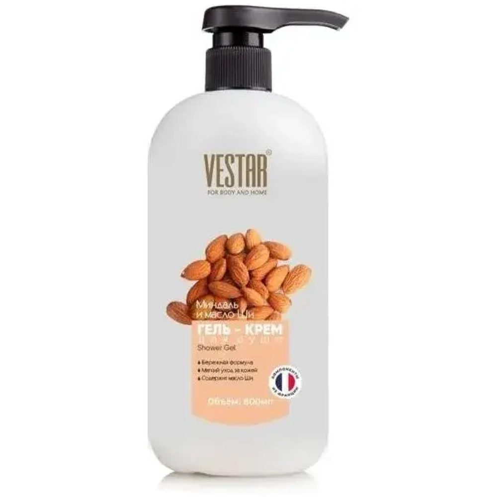 Гель-крем для душа Миндаль и масло ши 0,8 л