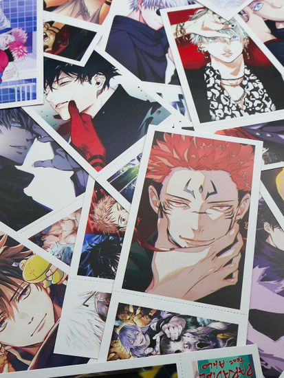 Набор открыток, карточек и наклеек "Магическая битва / Jujutsu Kaisen", 188 предметов