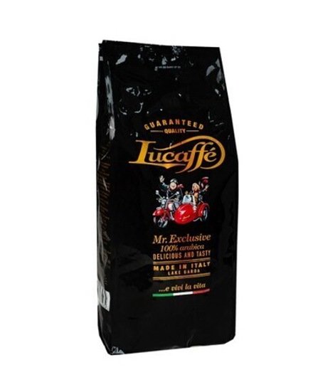 Кофе в зернах LUCAFFE Mr.Exclusive (1 кг) Эспрессо Капучино 100% арабика Средней обжарки Для кофеварки