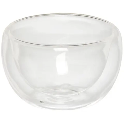 Салатник стеклянный «Хай-Тек» 9,5см 250мл с двойными стенками