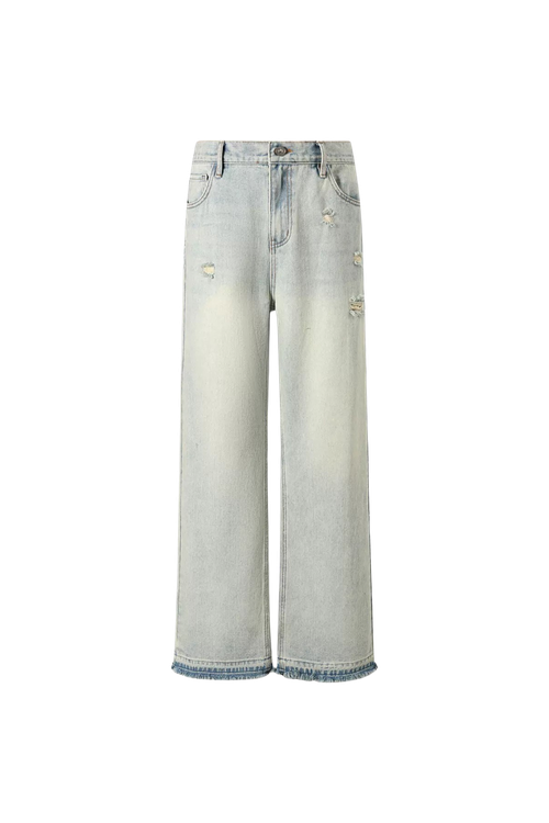 Джинсы KREATE "Raw Edges" Straight fit Jeans