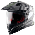 Шлем AXOR X-CROSS ORBIT D/V, с визором, цвет черный/серый (L)