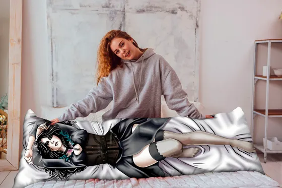 Дакимакура Геральт и Йеннифер