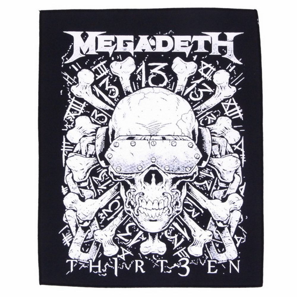 Нашивка Megadeth Thirteen