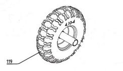 Колесо 4.10-3.5-6 RD-24065-119