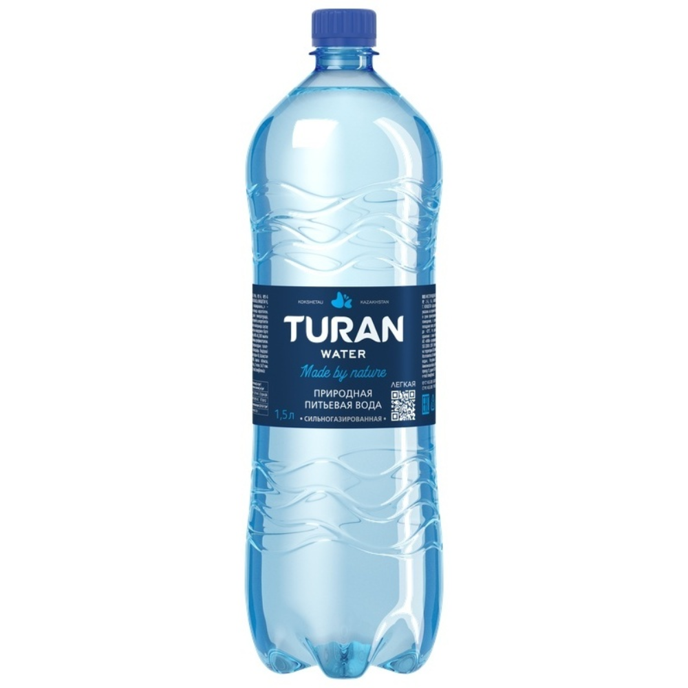 Вода минеральная Turan газированная 1,5 л
