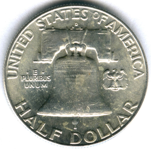 1/2 доллара США 1963 год XF-AU (Франклин)