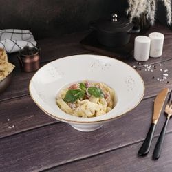 Тарелка глубокая 400 мл d 23 см h9,5 см для пасты Grace Noble [2]