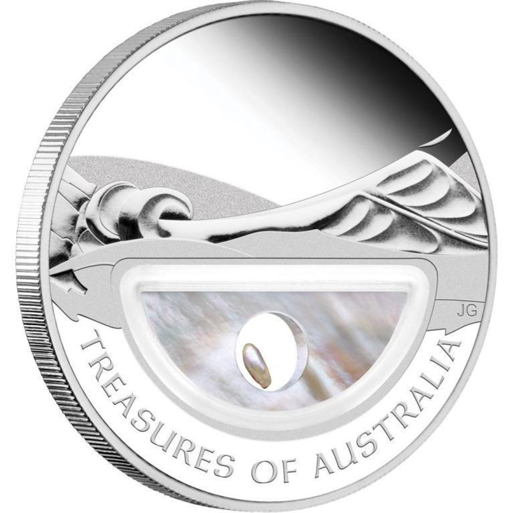 1 доллар. Жемчужина Жемчуг Сокровища Австралии. Австралия. 2011 год. PROOF