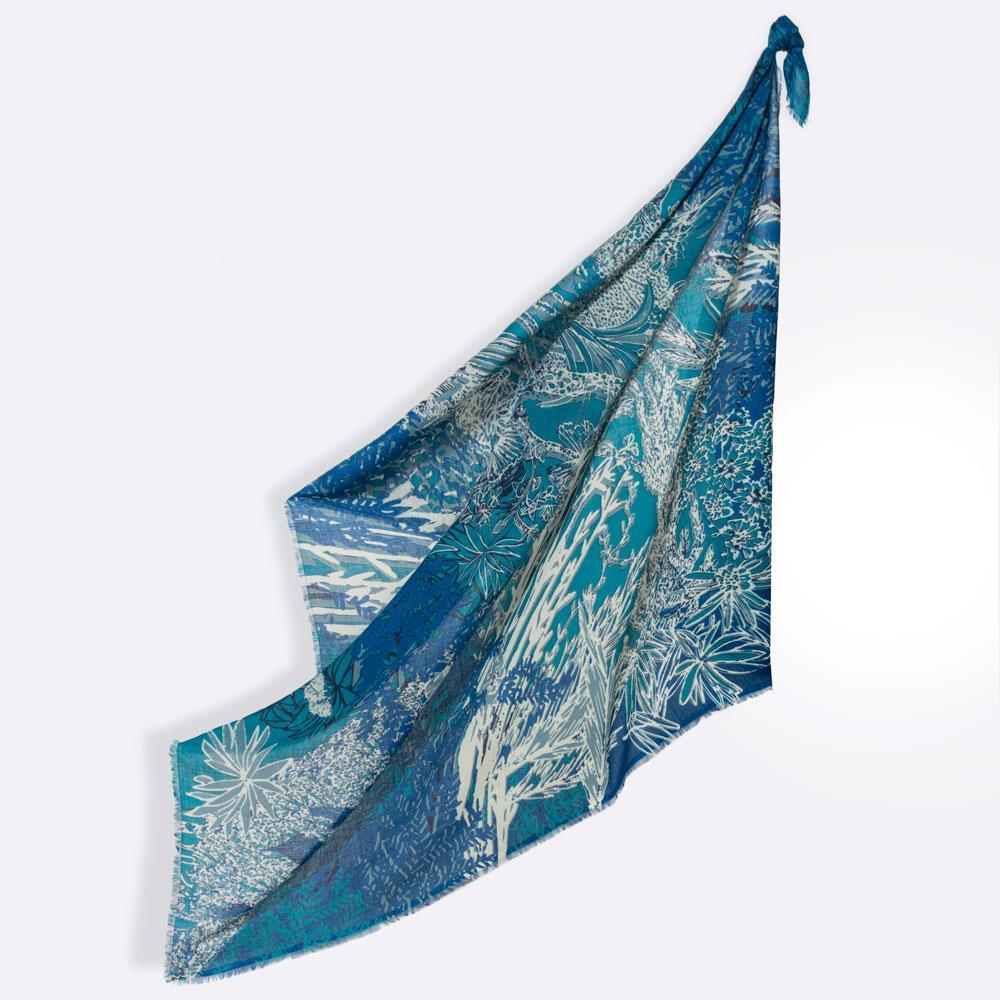 Шарф 140х140 Petrusse Eve Emeraude