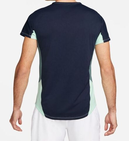 Мужская теннисная футболка Nike Court Dri-Fit Slam Tennis Top M - mint foam/obsidian/mineral slate/black