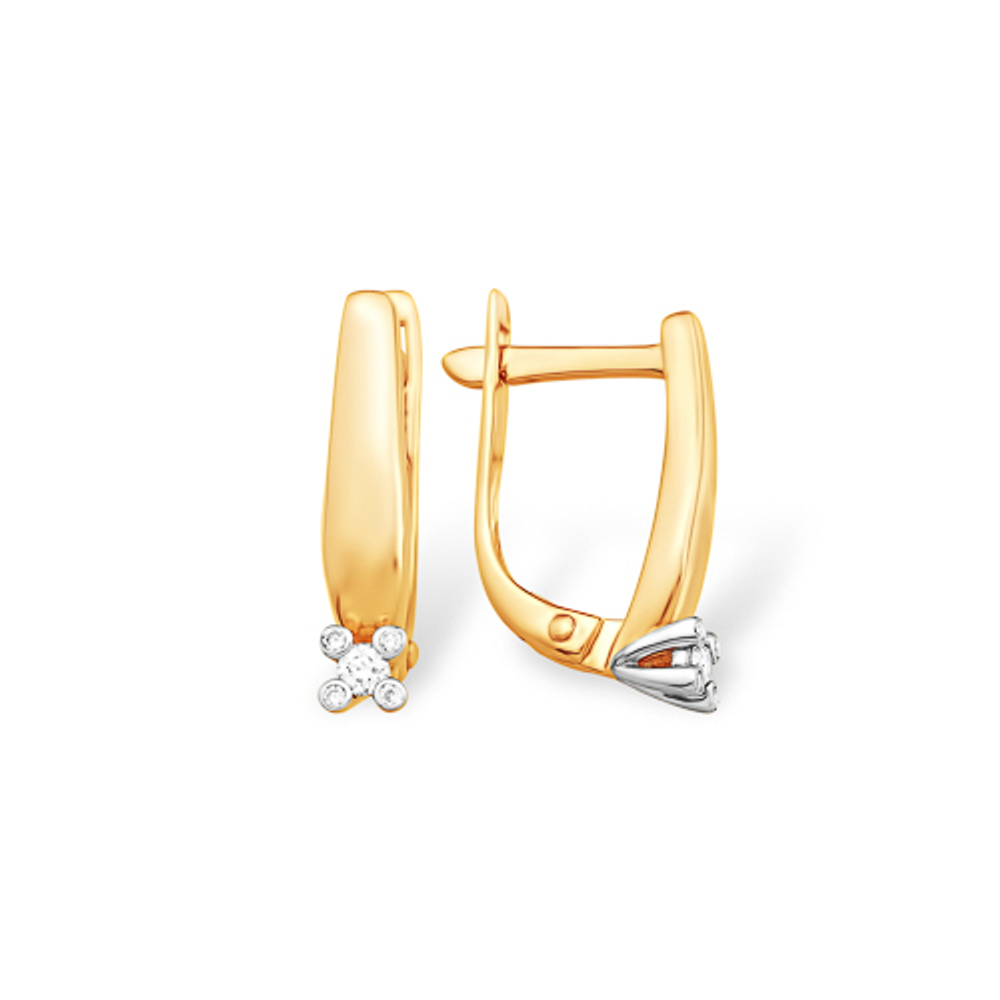 Серьги из золота 585 пробы