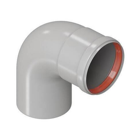 Отвод Rommer D80 мм, 90°, M/F (мама/папа)