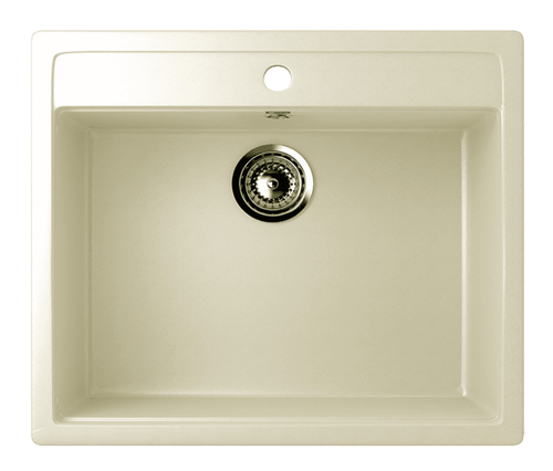 МОЙКА ULGRAN КВАДРАТНАЯ КЕРАМОГРАНИТ U-104 БЕЛЫЙ 331