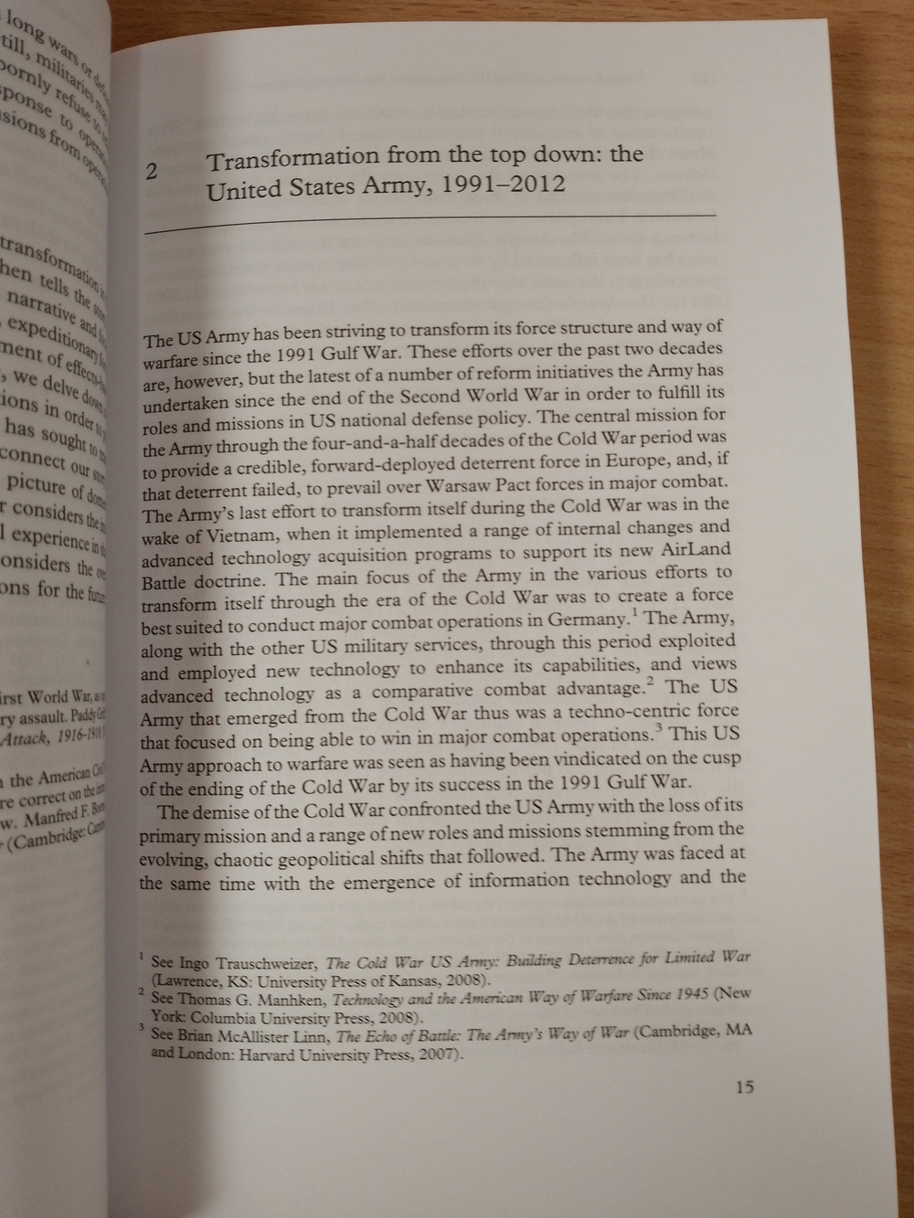 Transforming Military Power since the Cold War: Britain, France, and the United States, 1991–2012