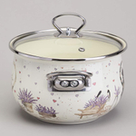 Кастрюля 2,8л эмаль "Lavander cats"