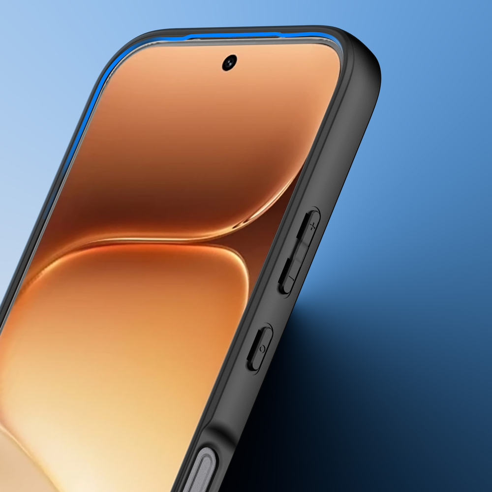 Чехол прозрачный с черными рамками для смартфона Honor 600 и 600 Pro, серия Aimo Series от Dux Ducis