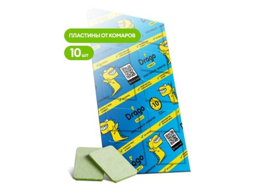 Пластины от комаров Drago (10шт/уп)